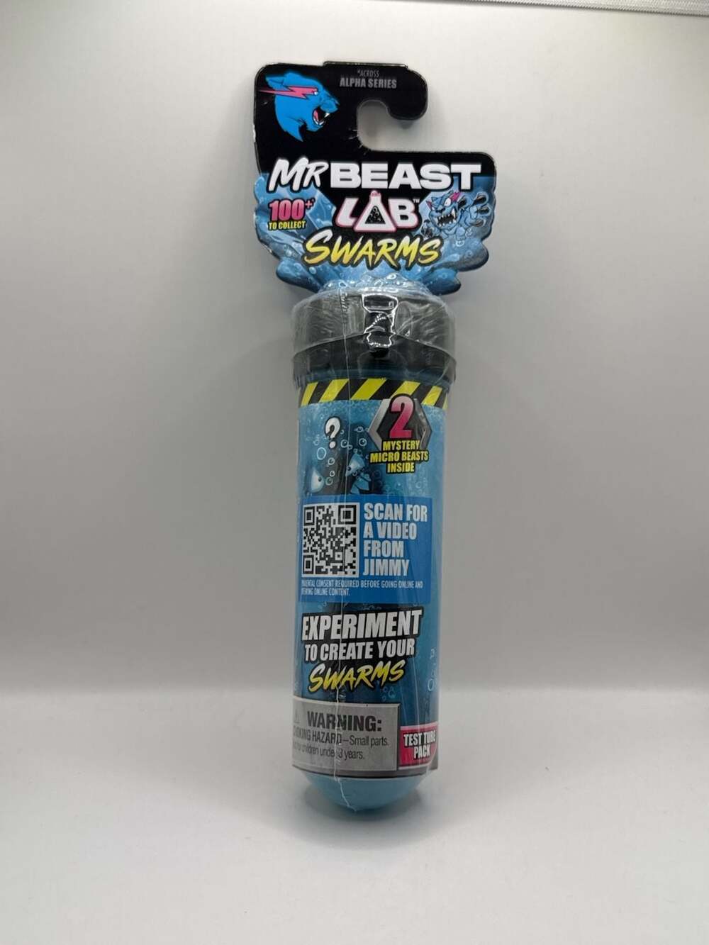 MrBeast Lab Swarms Test Tube Pack Alpha Series 2 Mystery Micro Beasts Inside